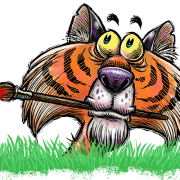 Art Safari_tiger in grass
