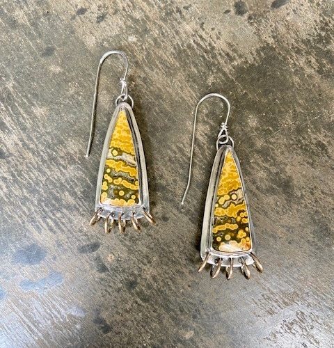 ocean jasper earrings