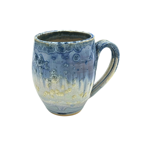 Crystalline mug salvaterra pottery weaverville nc