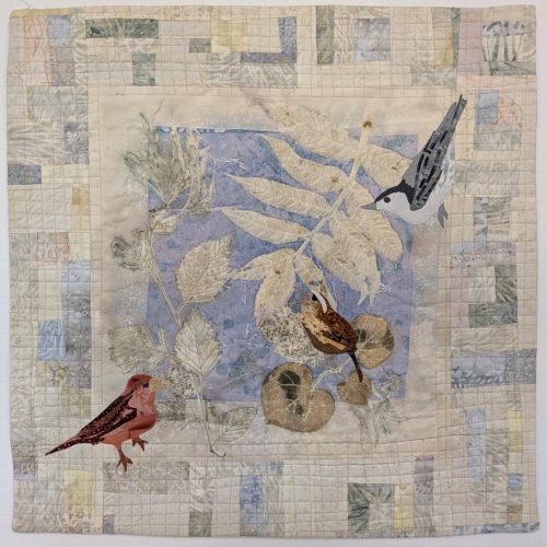 Botanical #1 with birds SMALL