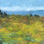 Craggy bald - 24 X 12 Oil/cold wax