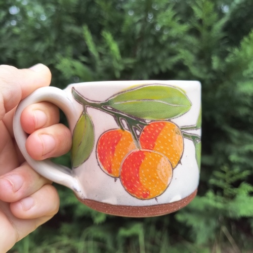 Calamansi Orange Mug, ceramic, mug