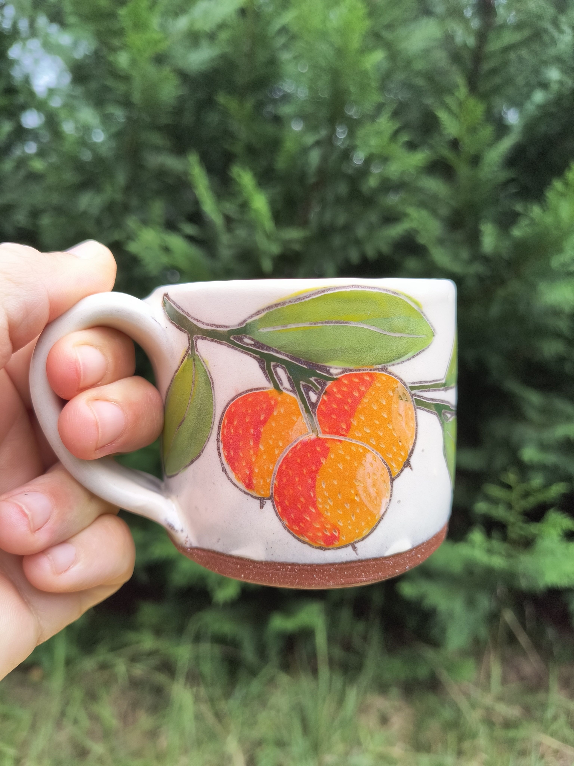 Calamansi Orange Mug, ceramic, mug