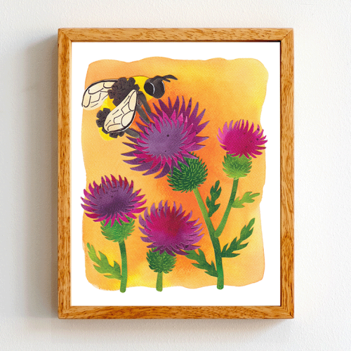 BeeThistleCollage
