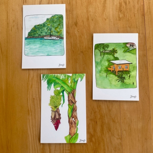Three Island Postcards