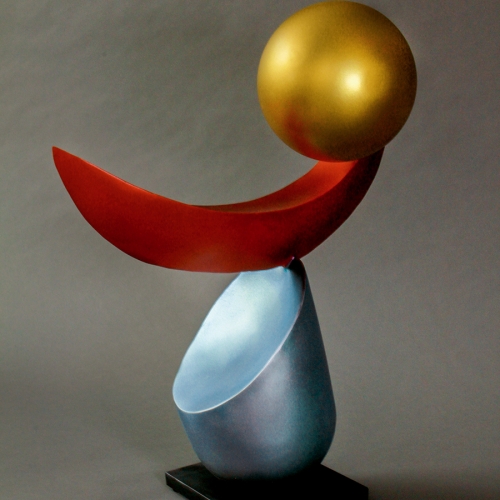 Anytime Now, 2026, Formed Painted Metal