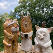 Friends meeting for a Thursday afternoon meditation.